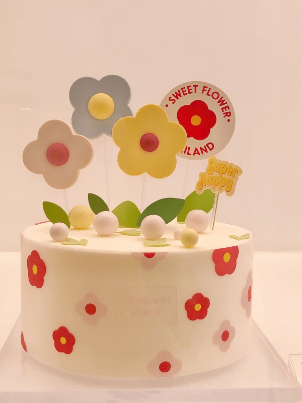 好利来奶油蛋糕生日礼物儿童花朵可爱卡通甜品