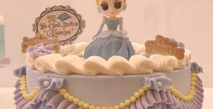 好利来奶油公主蛋糕可爱卡通儿童生日礼物甜品美食