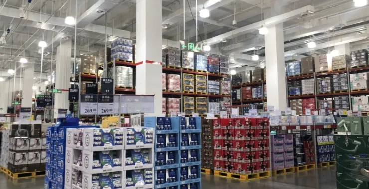 宁波山姆超市购物货架商品生活