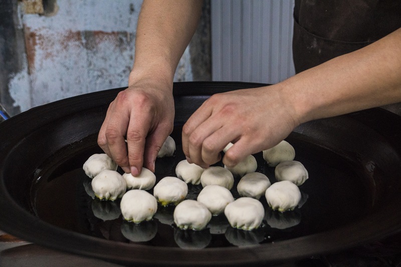 余姚云楼生煎传统美食手工点心早餐