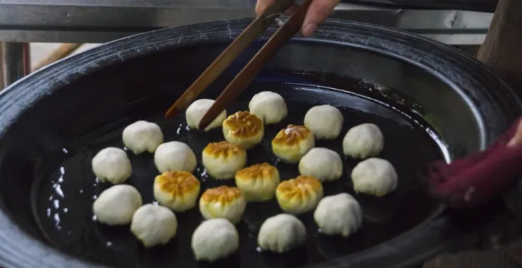 余姚云楼生煎传统美食手工点心早餐