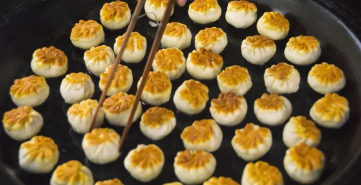 余姚云楼生煎传统美食手工点心早餐