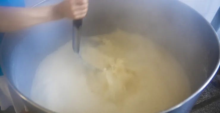 余姚临山美食传统手工豆干点心豆制品制作香干豆腐