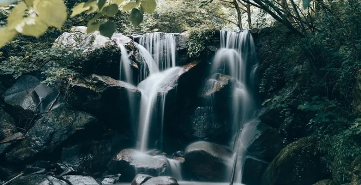 余姚梁弄白水冲美景旅游网红打卡地景点郊游避暑