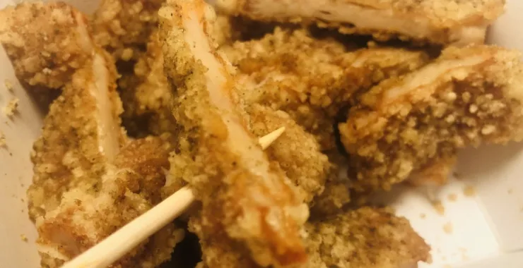 外卖鸡排油炸炸鸡零食美食小吃