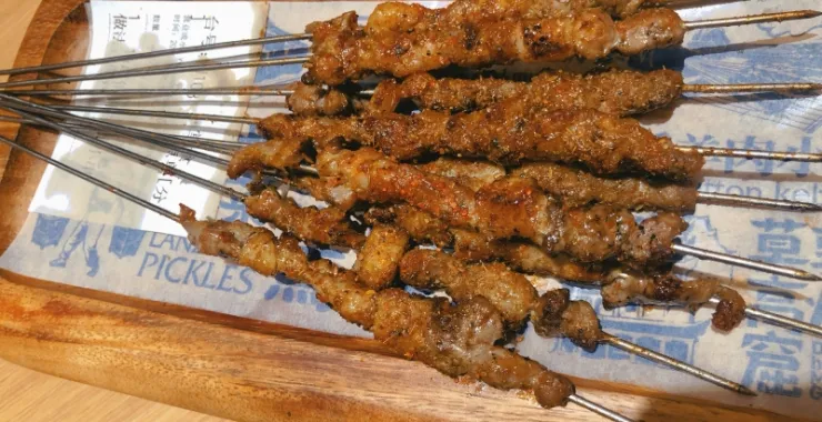 美食小吃羊肉串烧烤夜宵宵夜