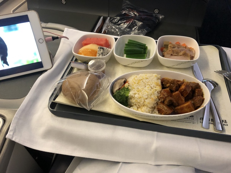 飞机商务仓头等座飞机餐