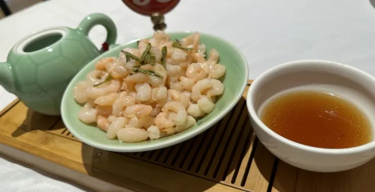 美食分享网红打卡龙井虾仁西湖杭州