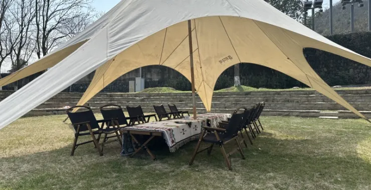 旅游露营天幕团建围炉煮茶帐篷聚会