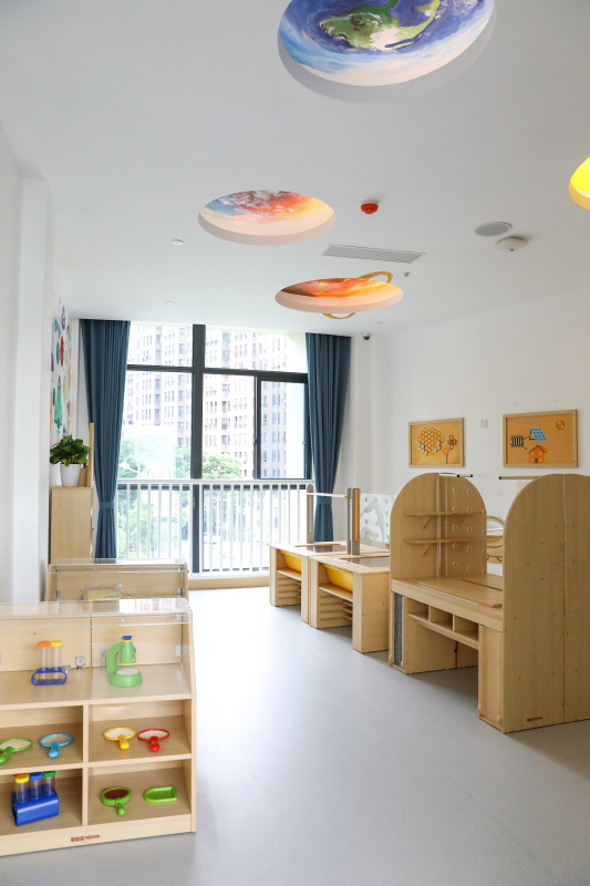 余姚行知幼儿园教学教室内部环境