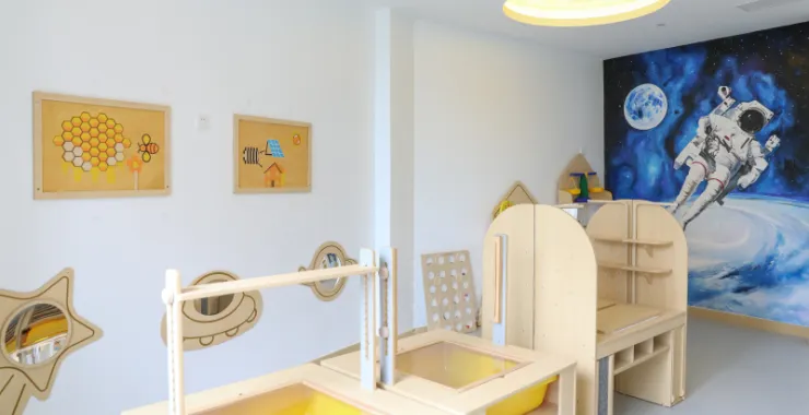 余姚行知幼儿园教学教室内部环境