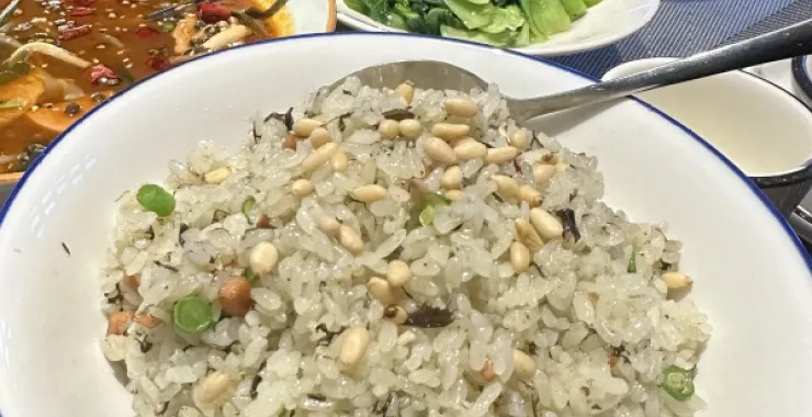 网红美食蛋炒饭