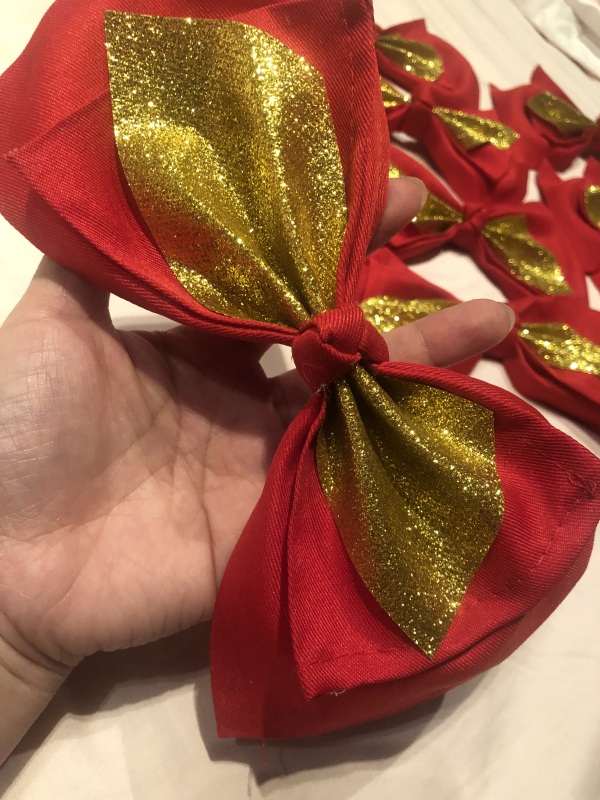 亲子手工制作头花蝴蝶结