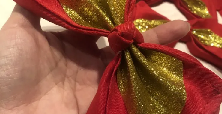 亲子手工制作头花蝴蝶结