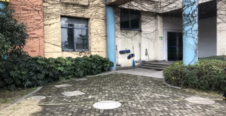 余姚市第二实验小学建筑爬山虎围棋
