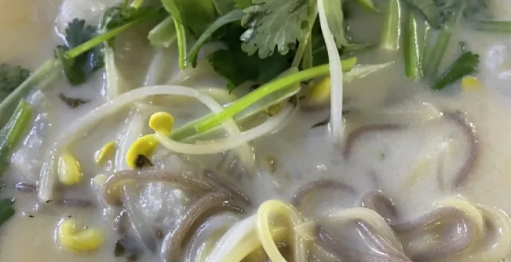 广西北海大学鱼粉美食米粉米线香菜