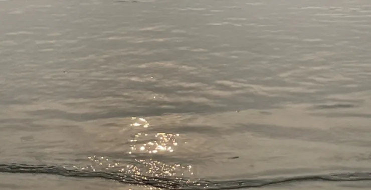 广西北海 紫霞湾 海 沙滩 日落 晚霞海边