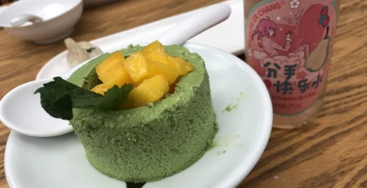 高级评分餐厅美食网红打卡甜品甜点芒果抹茶蛋糕分手快乐水汽水