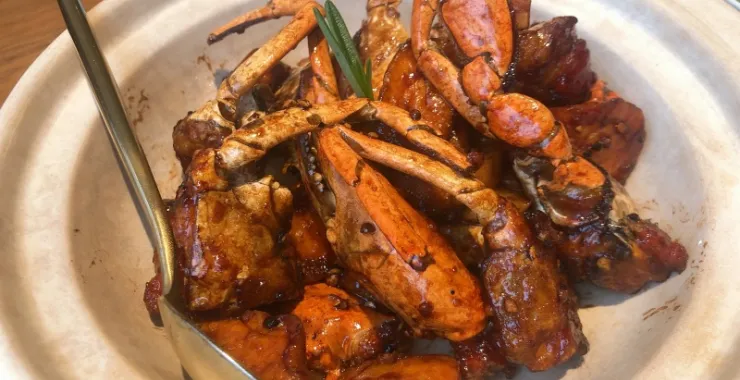 高级评分餐厅美食网红打卡海鲜螃蟹砂锅