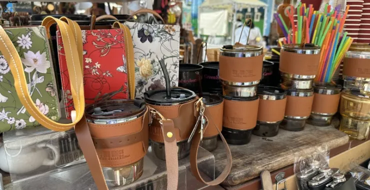 厦门沙坡尾艺术中心时尚流行潮街玻璃杯茶杯咖啡杯纪念品包包