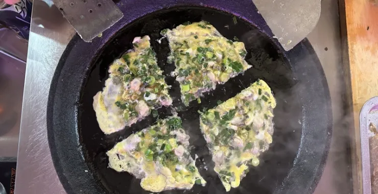 厦门鼓浪屿美食蚵仔煎