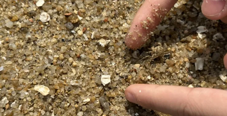 厦门鼓浪屿海滩沙滩礁石沙石