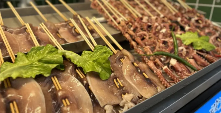 厦门鼓浪屿美食龙头路鱿鱼