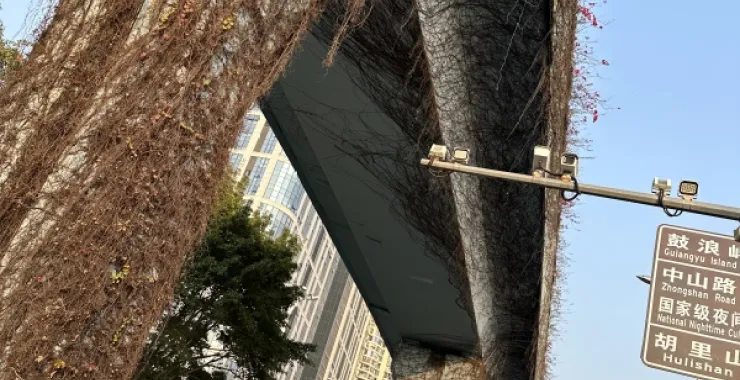 厦门BRT快速公交立交桥专用通道交通汽车马路道路街道
