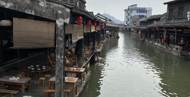 绍兴安昌古镇水乡河道