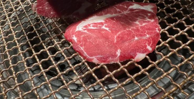 美食烤肉牛肉炭火烧烤