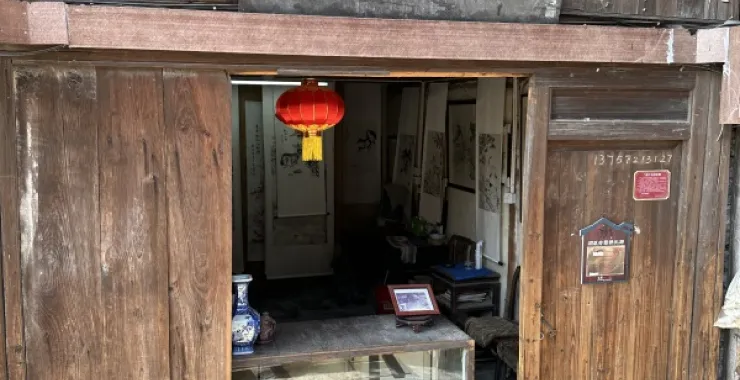 湖州德清新市古镇林家铺子传统老房子旧房子