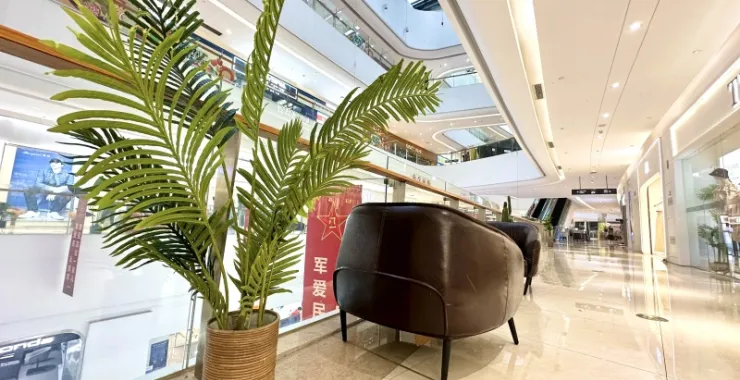 余姚众安各个楼层休息处沙发桌椅广场过道