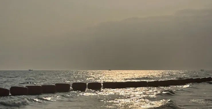 广西北海 涠洲岛 海 沙滩 日落 晚霞
