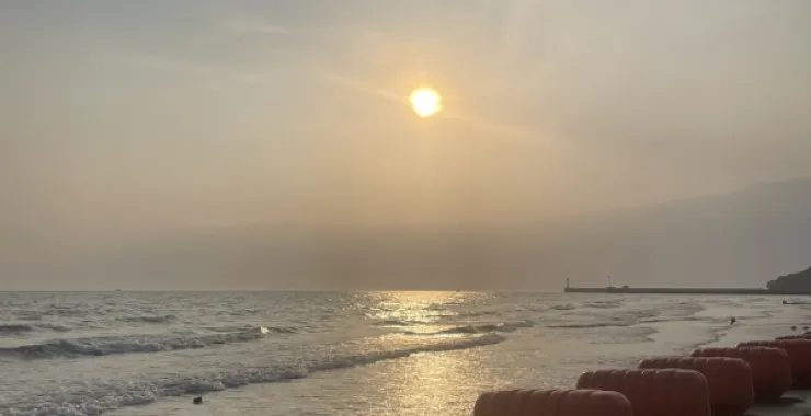 广西北海 涠洲岛 海 沙滩 日落 晚霞