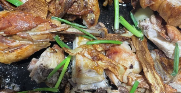 湖北武汉 鱼羊吉 香煎鸡肉 美食 特色