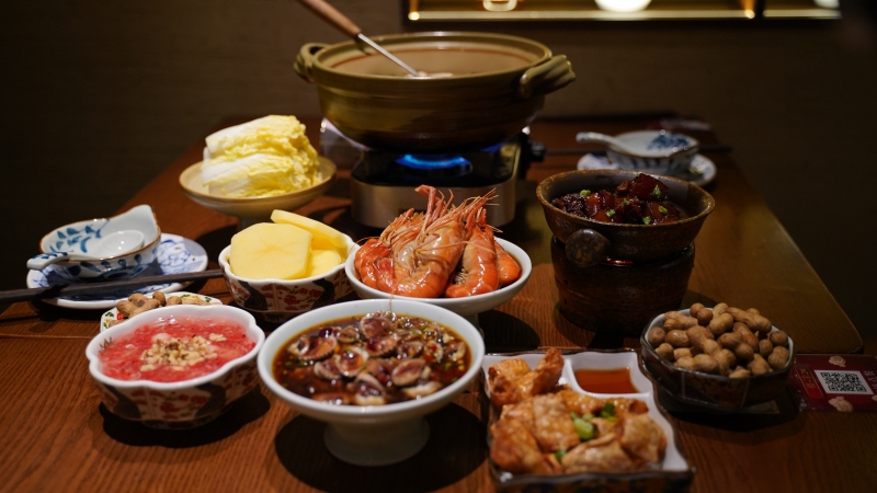 卿家姆小馆生腌熟醉虾红烧肉美食