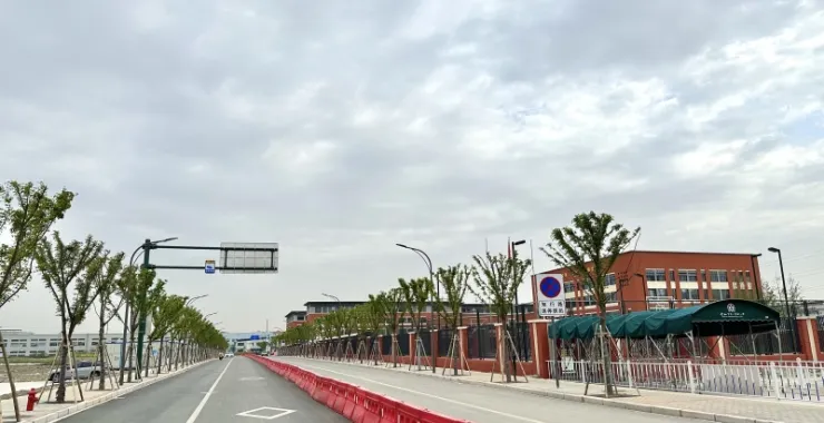 余姚市第二实验小学南校区古路头校区道路马路