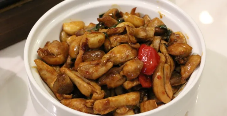 三杯鸡泰国菜美食