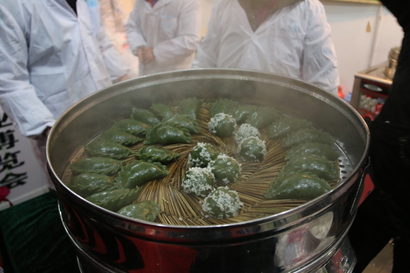 农博会美食艾青团艾青饺余姚传统零食小吃