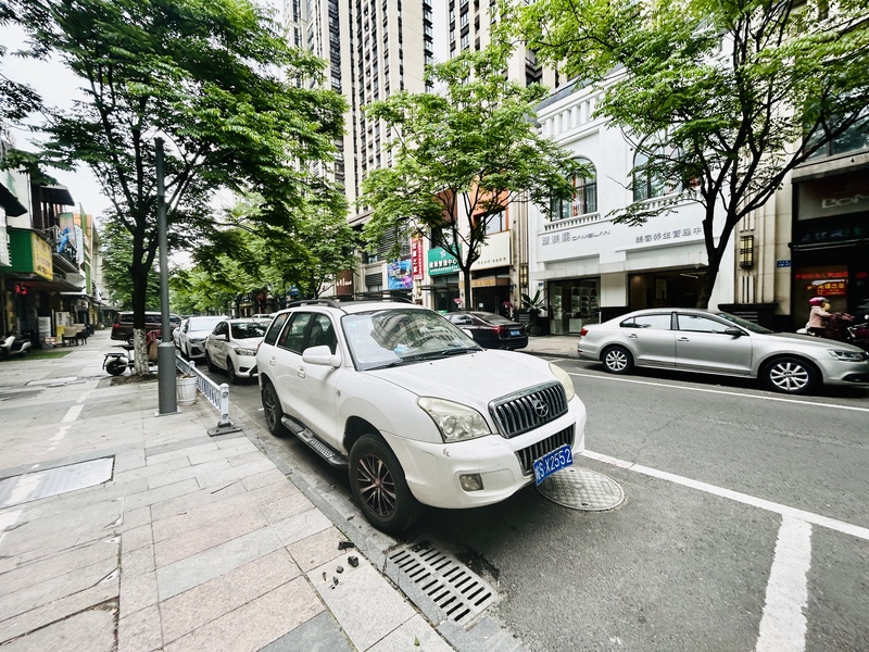 小区马路停车车位交通