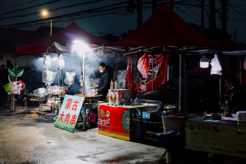 余姚夜市人间烟火夏日摆摊生活烧烤烤肉夜宵宵夜