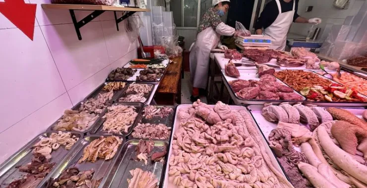 生活菜场买菜牛肉熟食肉类荤菜