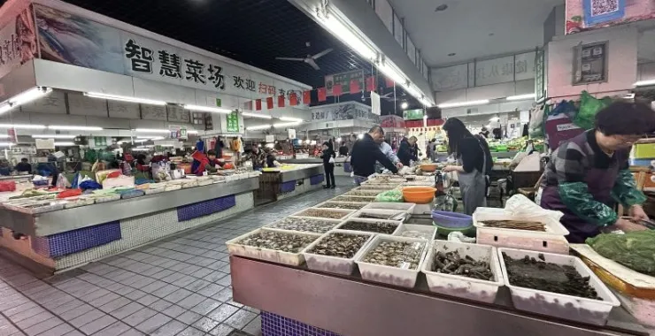 菜场买菜海鲜生活市场