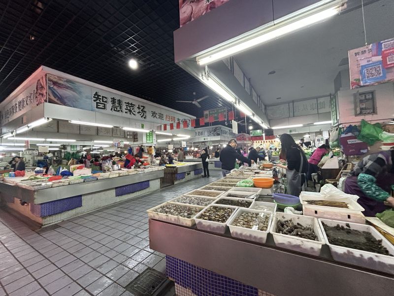 菜场买菜海鲜生活市场