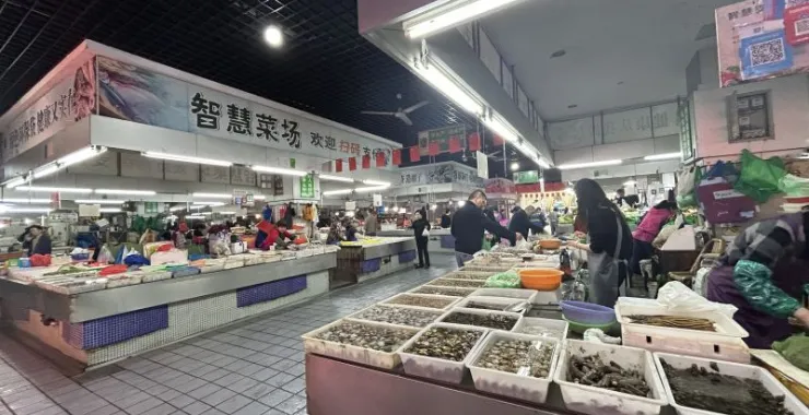菜场买菜海鲜生活市场