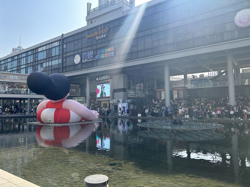 宁波天一广场游客人群客流
