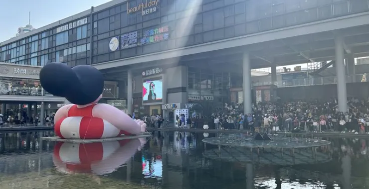 宁波天一广场游客人群客流