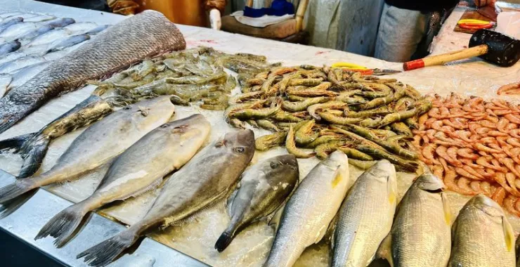 菜场买菜海鲜鱼虾新鲜