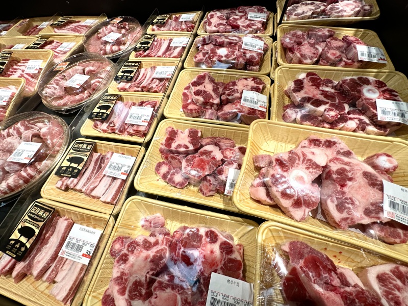 宁波阪急地下一层美食网红打卡日系超市猪肉骨头