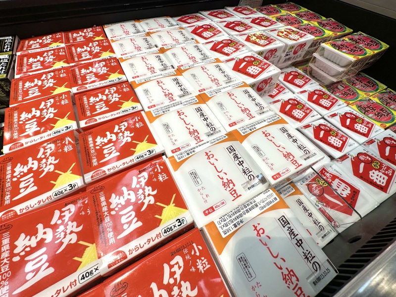 宁波阪急地下一层美食网红打卡日系超市纳豆